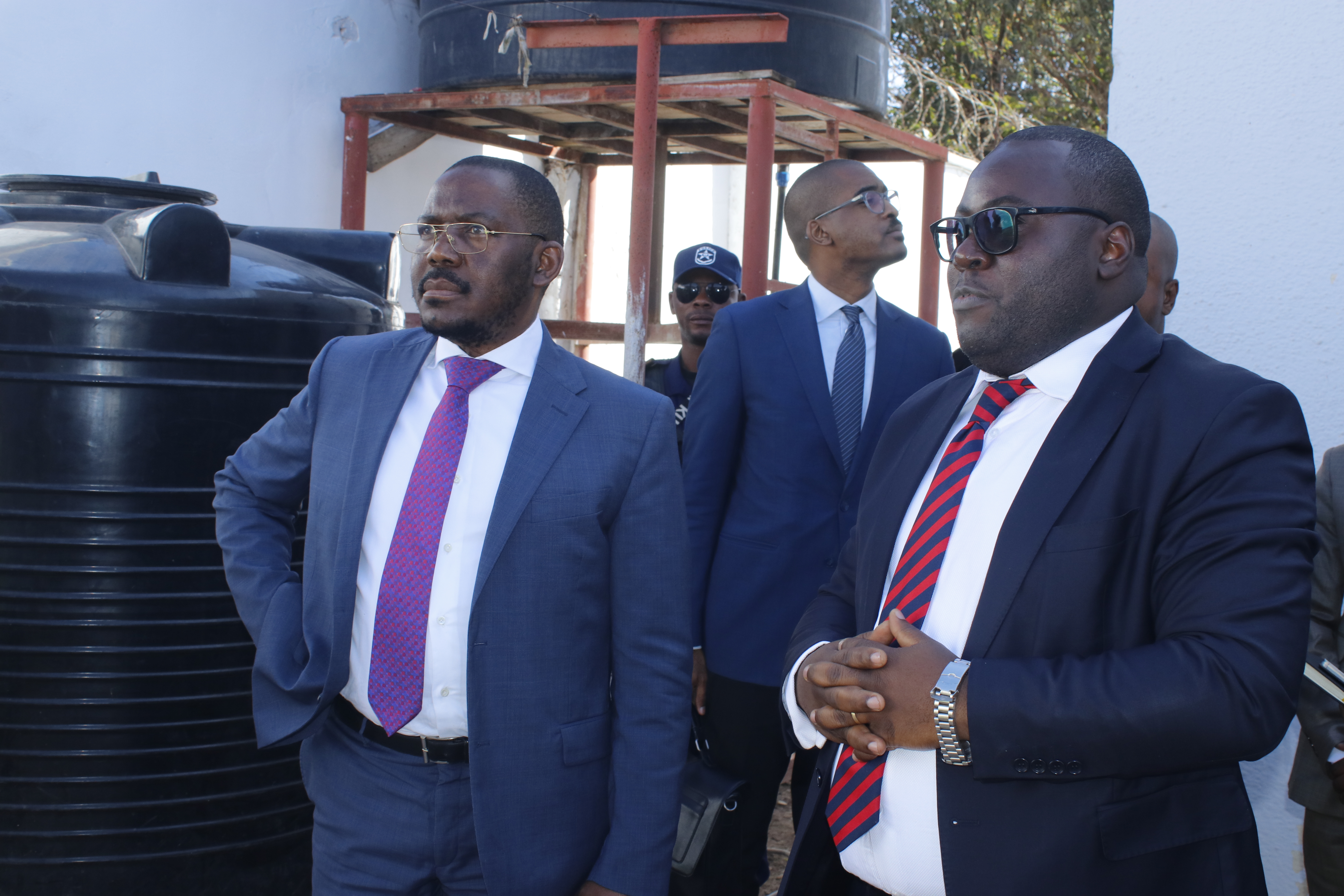 DG Ahmed Kalej visitant le siège de l'ARSP Lualaba 