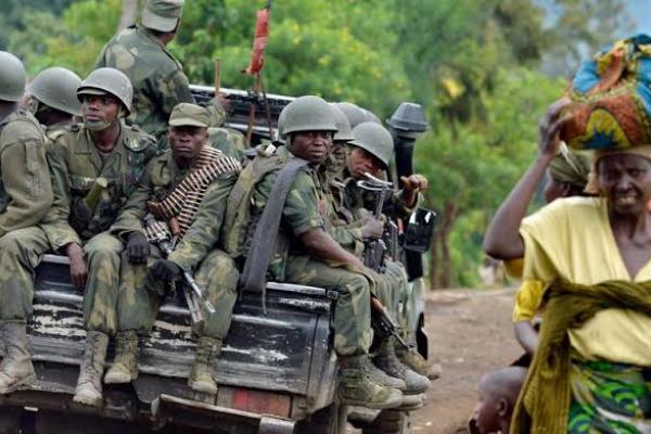 Des militaires à l'Est de la RDC