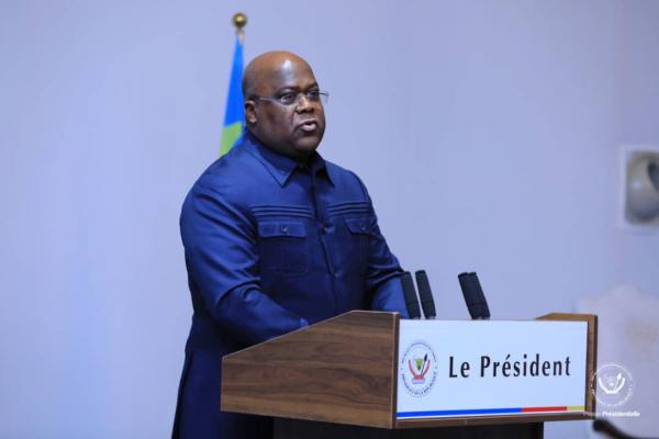 Félix Tshisekedi, Président de la RDC. 