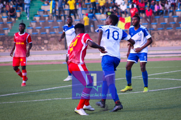 Une rencontre de la Linafoot entre Blessing et Sanga Balende, à Kolwezi. 