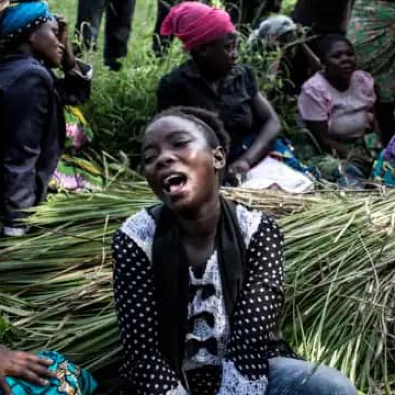 Une famille endeuillée dans l'Est de la RDC
