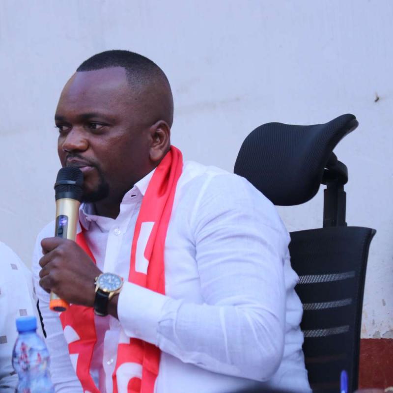 Christian Masudi, secrétaire interfédéral de l'UNC. 