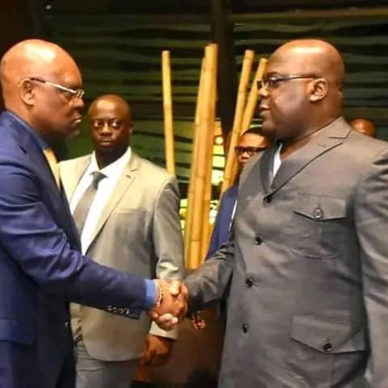 François Beya et Félix Tshisekedi 