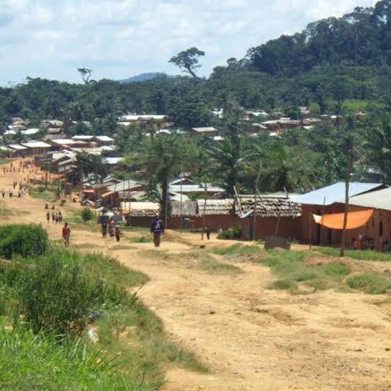 Le village de Solenyama en territoire d'Irumu. 