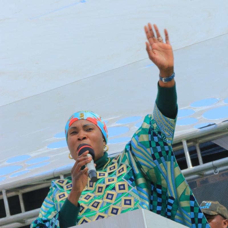 Fifi Masuka, gouverneure du Lualaba 