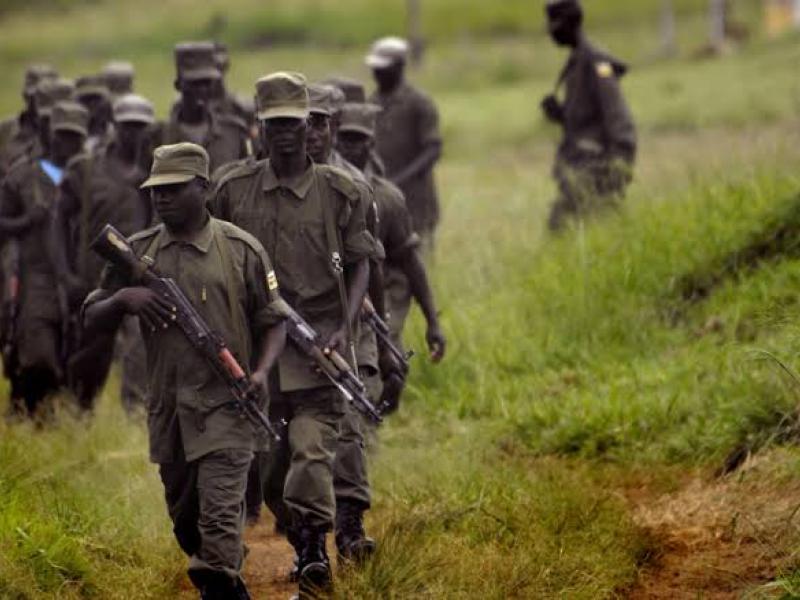 Les militaires ougandais