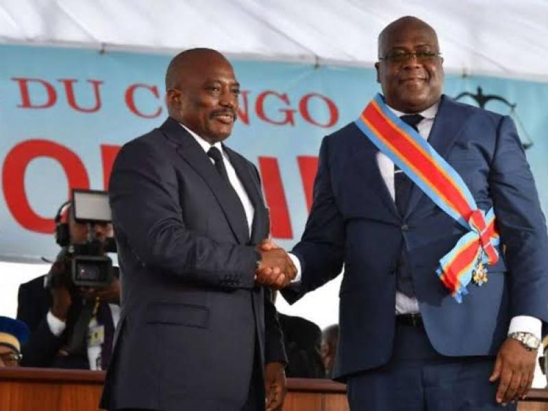 Joseph Kabila et Félix Tshisekedi
