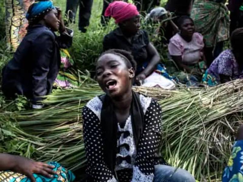 Une famille endeuillée dans l'Est de la RDC