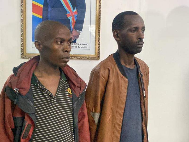 Deux militaires Rwandais arrêtés à Goma.