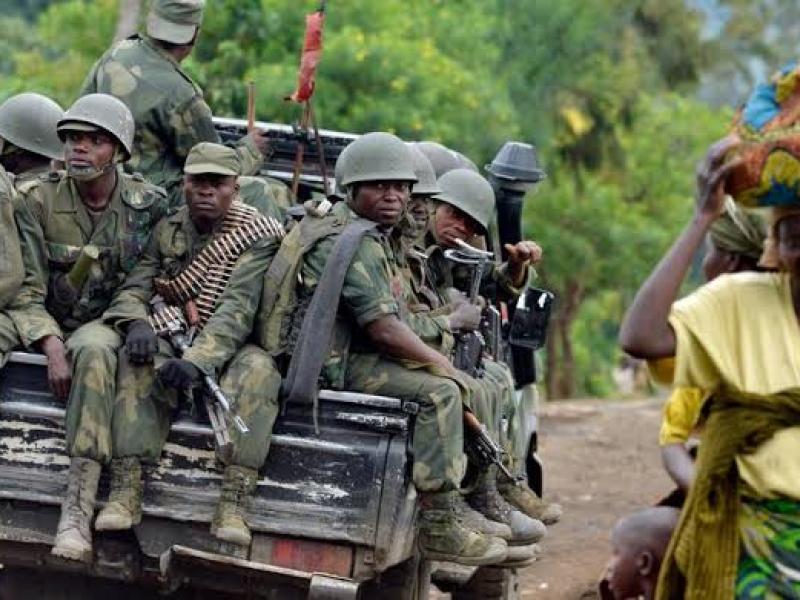 Des militaires à l'Est de la RDC