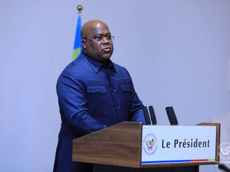 Félix Tshisekedi, Président de la RDC. 