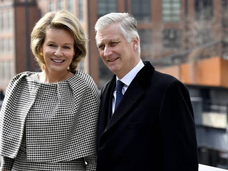 Le couple royal de Belgique. 