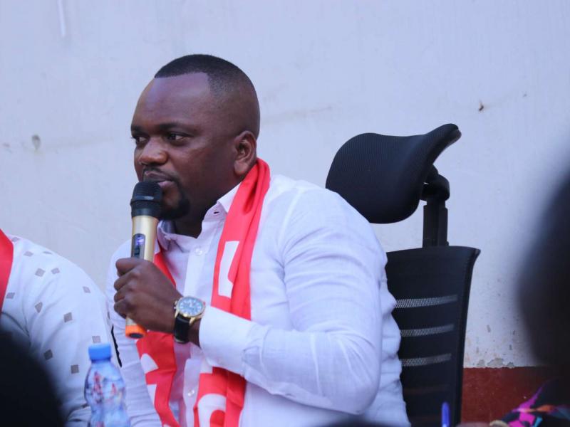 Christian Masudi, secrétaire interfédéral de l'UNC. 