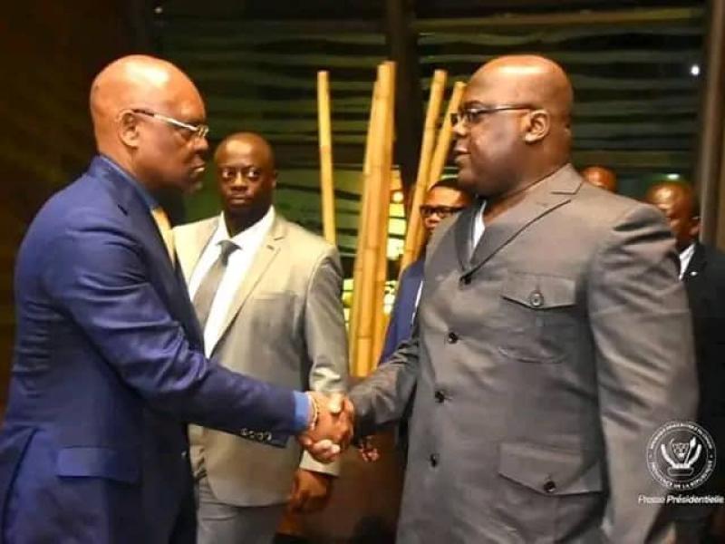 François Beya et Félix Tshisekedi 