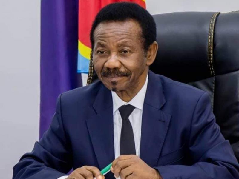 Christophe Mboso, président de l'Assemblée nationale. 