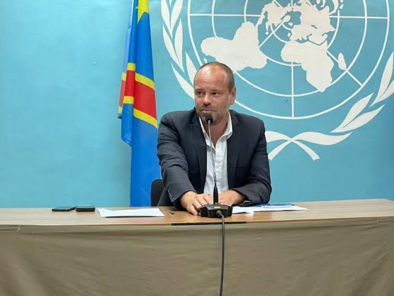 Mathias Gilmann, porte-parole de la MONUSCO