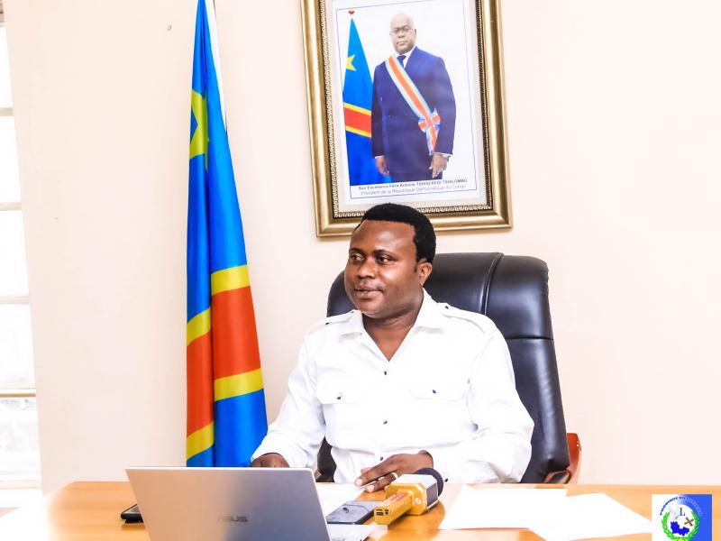 Pitshou Ndayi, ministre provincial de l'énergie. 