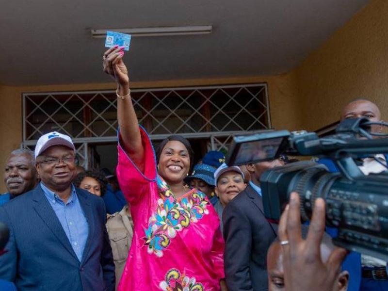 Fifi Masuka Saïni, gouverneure du Lualaba. 