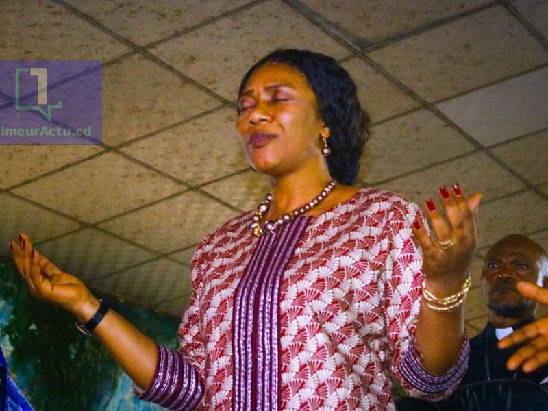 Nathalie Lunda Ngandu, commissaire générale des Affaires sociales du Lualaba. 