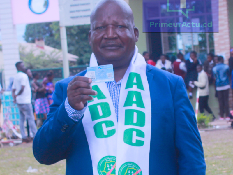 Samy Kayombo, 1er vice-président du parti politique AADC