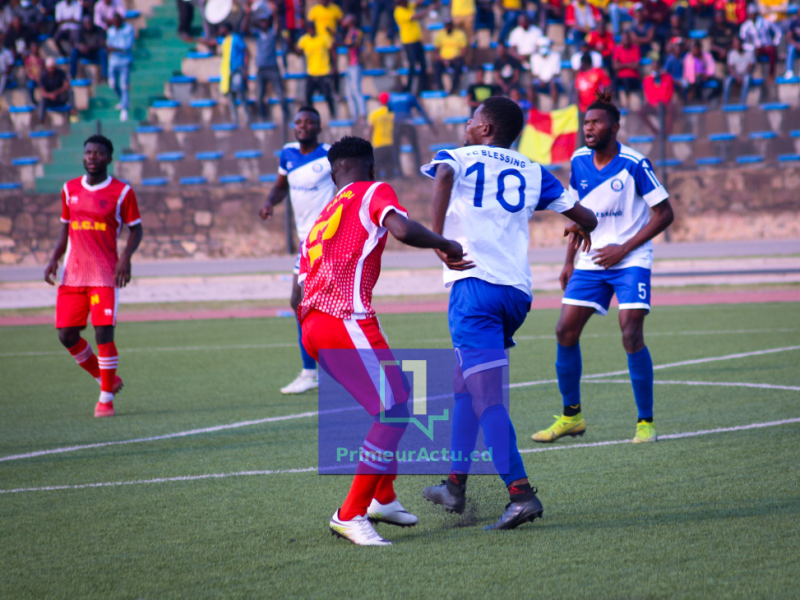 Une rencontre de la Linafoot entre Blessing et Sanga Balende, à Kolwezi. 