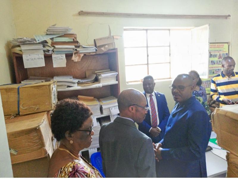 Le ministre provincial de l'Éducation, Alain Kantenga
