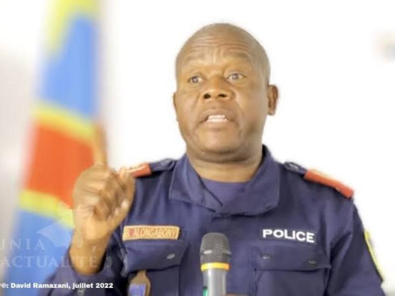 Dieudonné Alongoboni, nouveau patron de la PNC