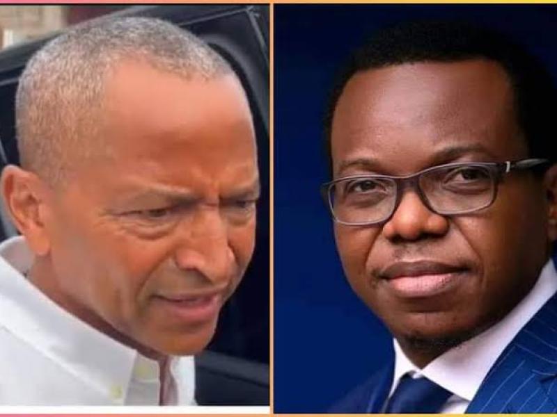 À gauche, Moïse Katumbi et a droite Guy Ndungidi