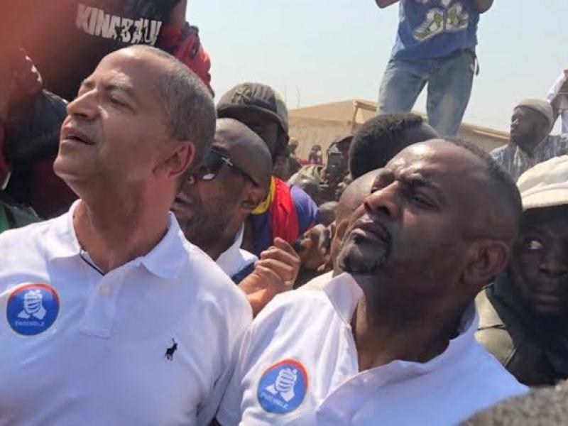 Moïse Katumbi et son conseiller, Salomon Kalonda
