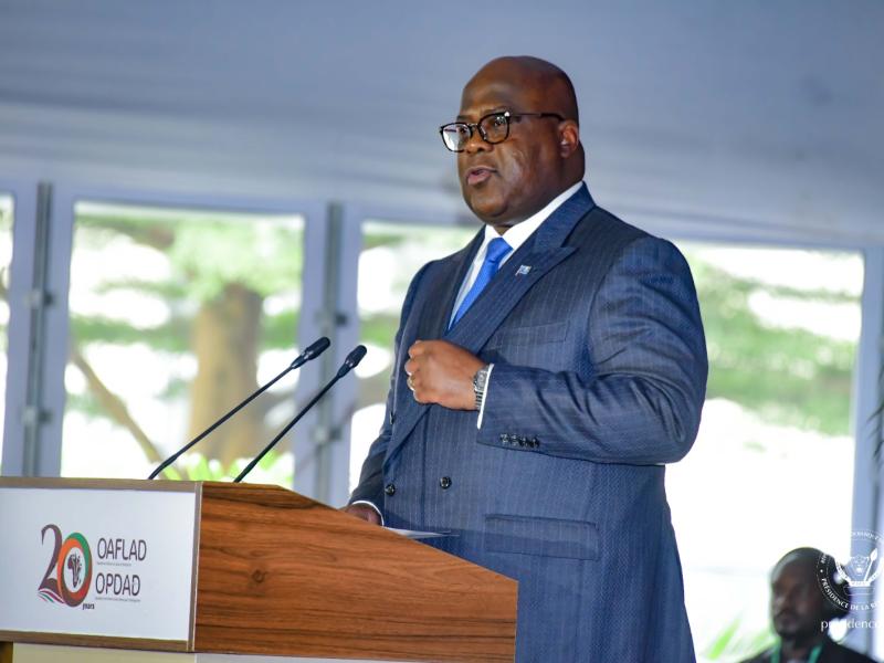 Le Président Tshisekedi. Ph.tiers.