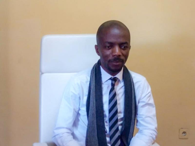 Felly Mbenga, président du MJDD. 