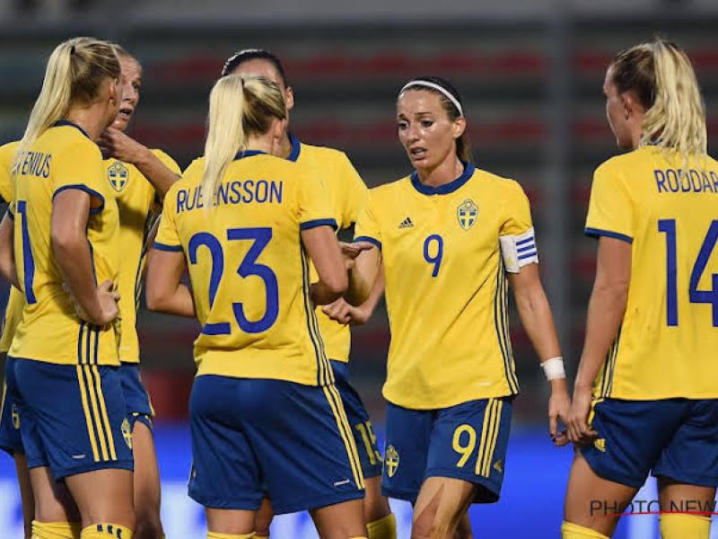 Les joueuses suédoises. Ph. tiers. 